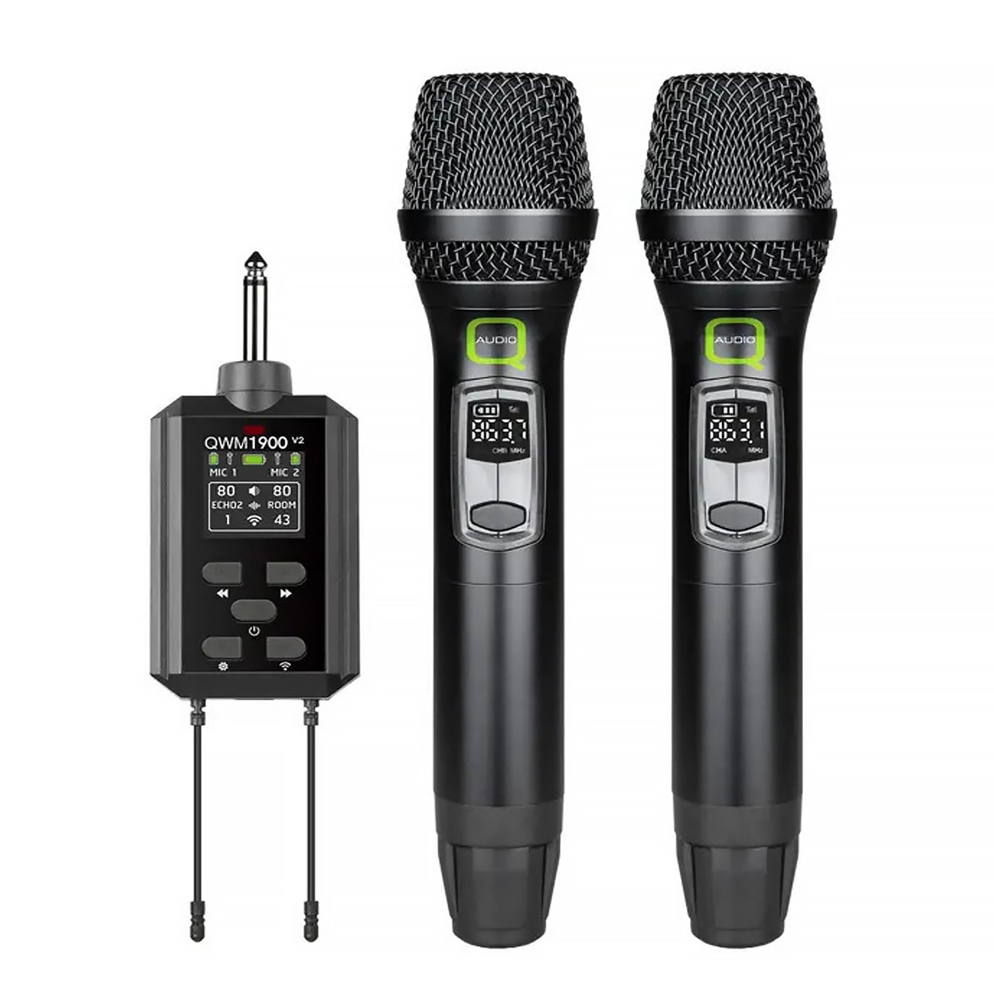 UHF Radio Microphone Dual Wireless System CH70
