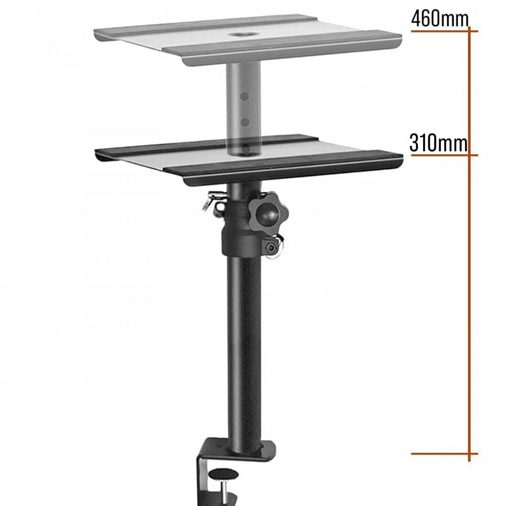 UTX 640BK Desk Clamp Standing Monitor Stand