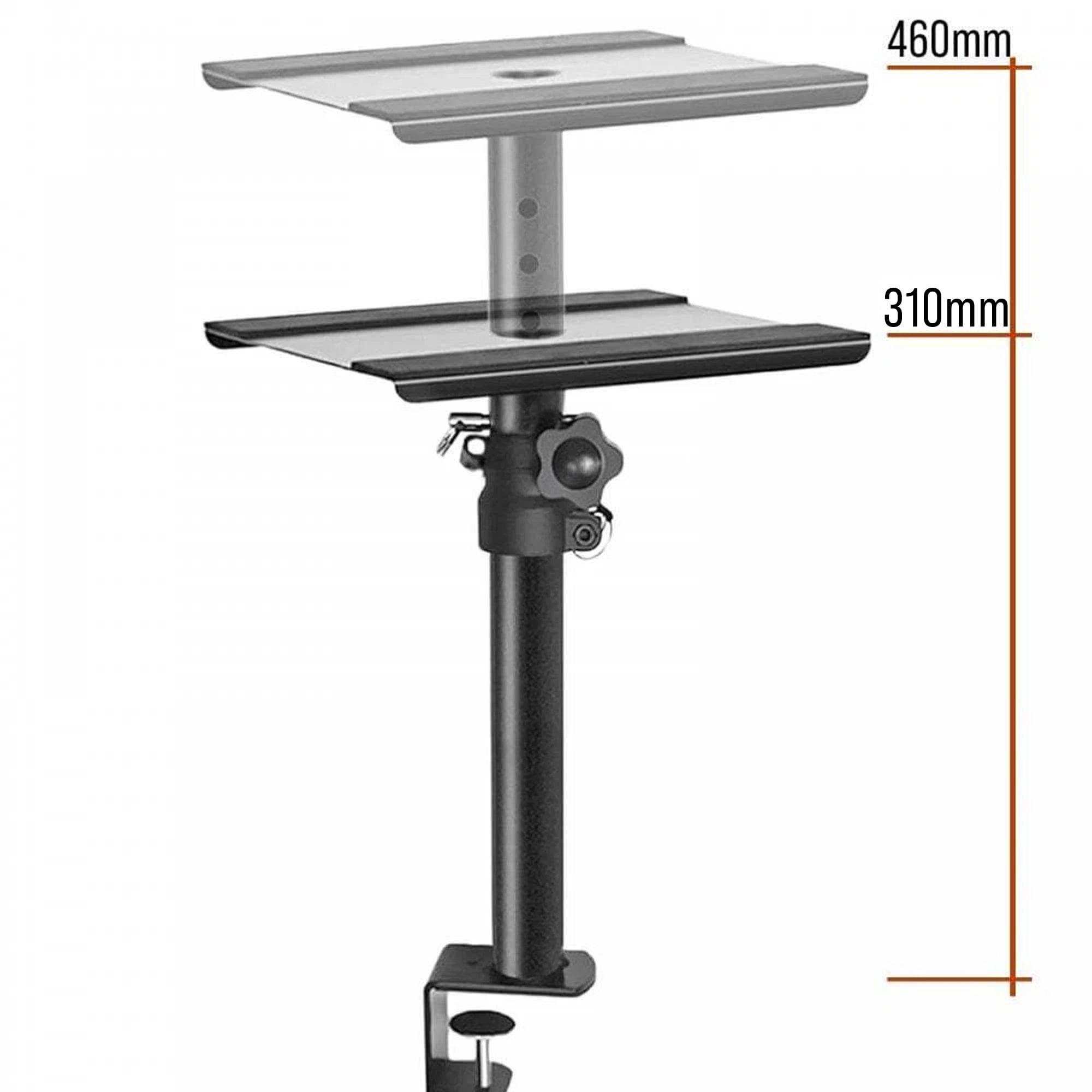 UTX 640BK Desk Clamp Standing Monitor Stand