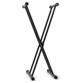 Double X Frame Keyboard Stand with Spring Bolt Adjustment