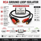 Ground Loop Isolator with Low Level Filter
