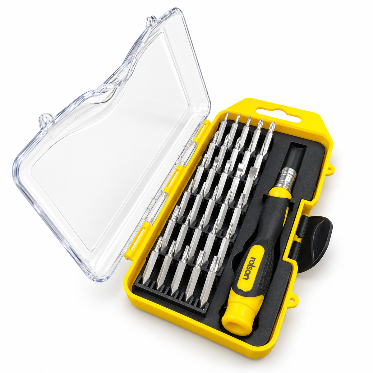 31 Piece Precision Screwdriver Set Including Clip Lock Case