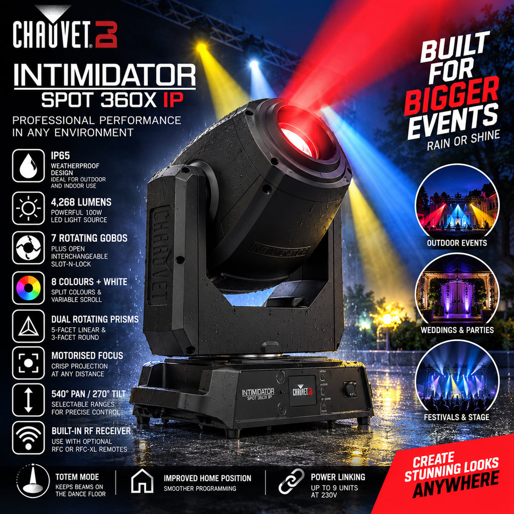 Chauvet DJ Intimidator Spot 360X IP Outdoor Moving Head