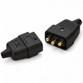 3 Way 10 A In-line Impact Resistant Mains Connector