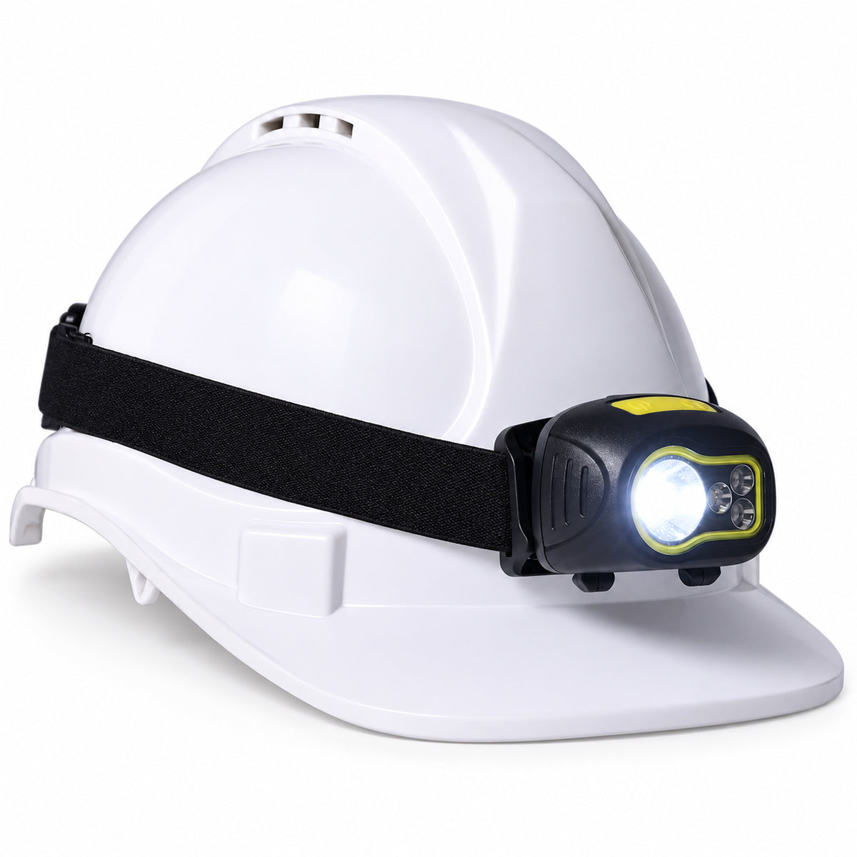 3W XPE LED Head Torch - Headband for Potholing Building Sites etc