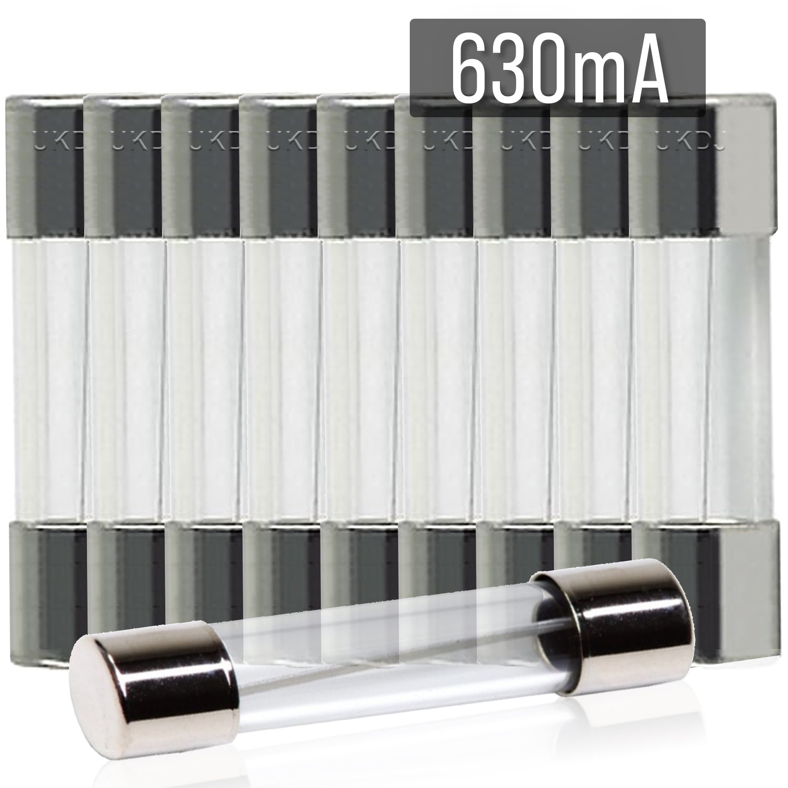 Quick Blow Glass Fuses 6mm x 32mm Packed in 10's - Fast Blow Fuse