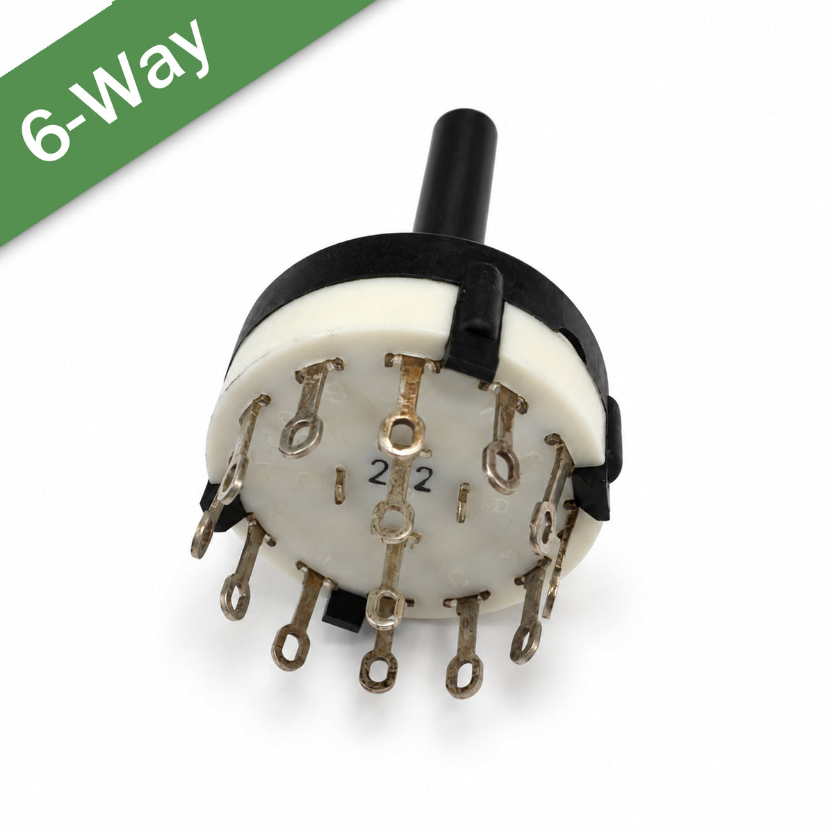 Enclosed Rotary Selector Switch 4-Way 6-Way or 12-Way Make Before Break