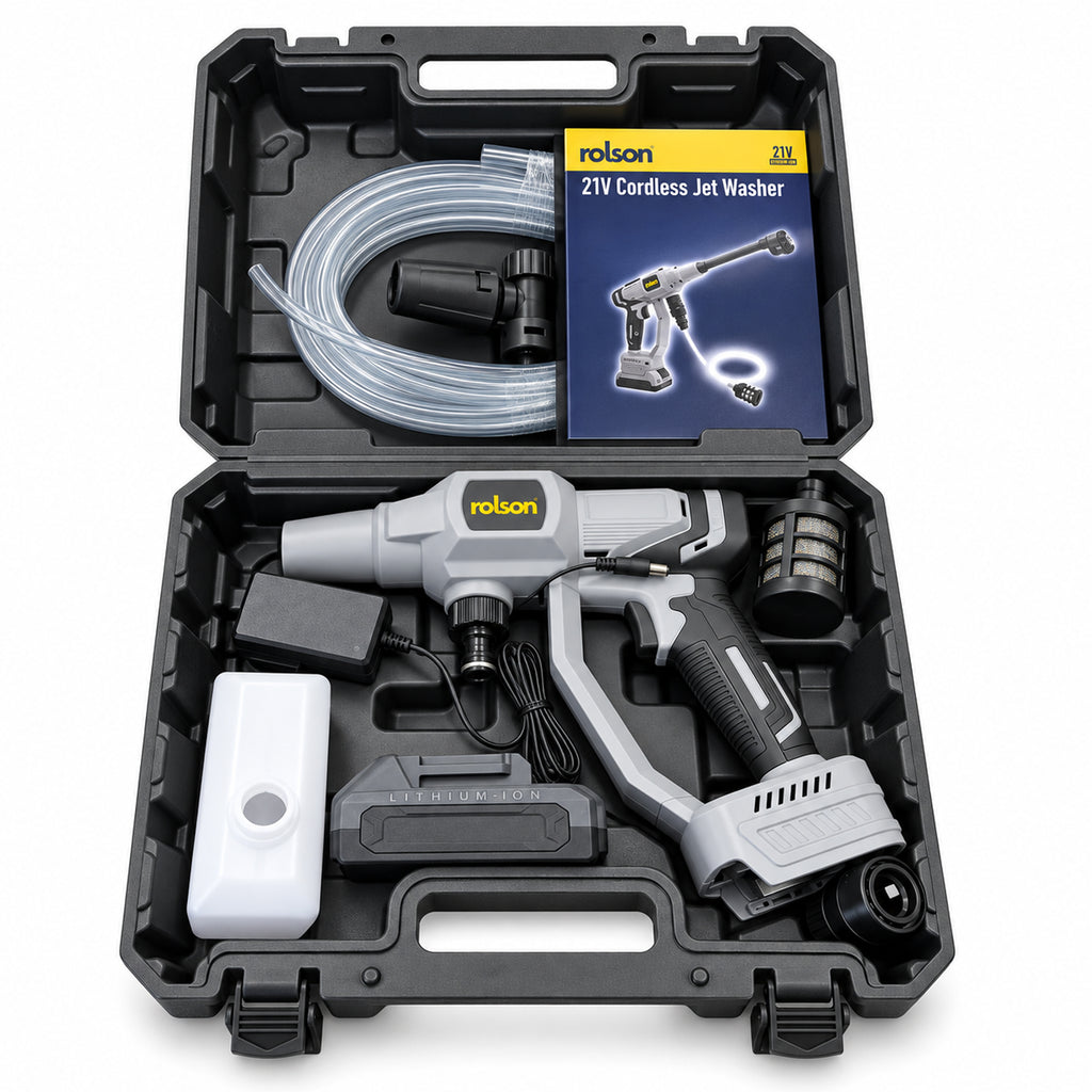 21V Cordless Power Jet Washer 15 Bar