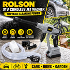 21V Cordless Power Jet Washer 15 Bar