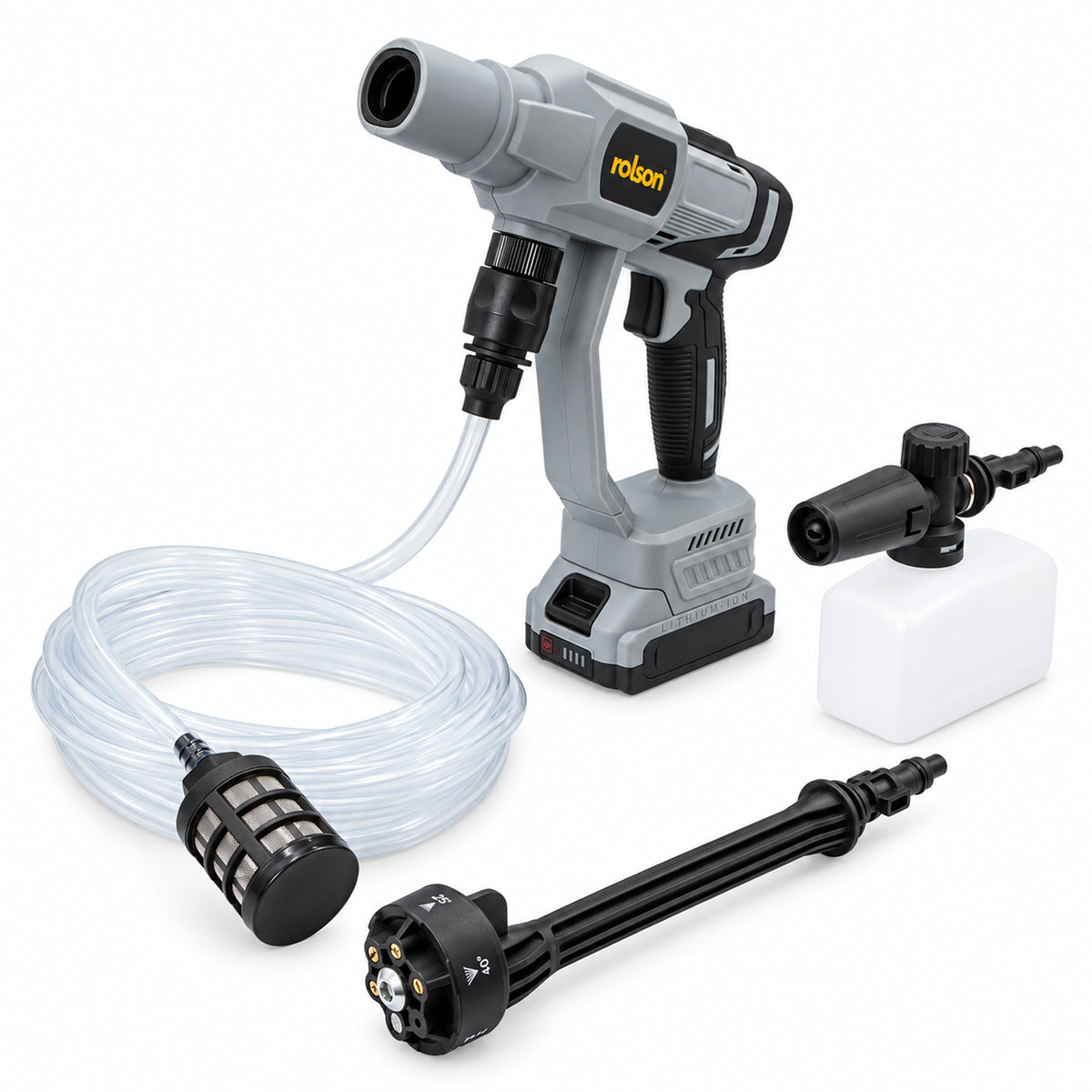 21V Cordless Power Jet Washer 15 Bar