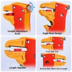 Automatic Wire Strippers 14-24 AWG Cables Adjustable Strip