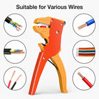 Automatic Wire Strippers 14-24 AWG Cables Adjustable Strip