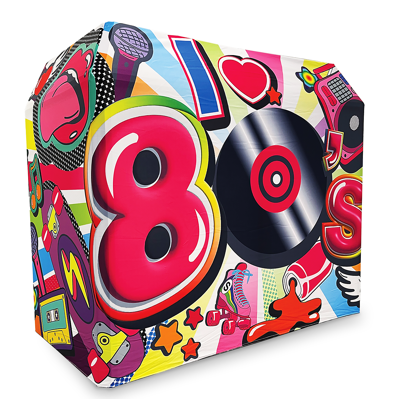 DJ Booth Coloured Lycras Seven Designs