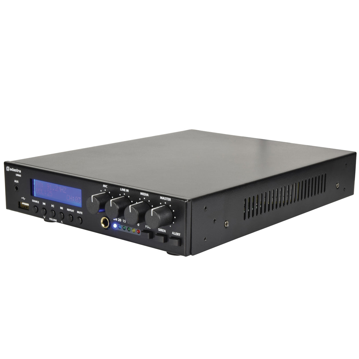 UM Series Ultra Compact Mixer 60W Amplifier 100V or 8 Ohms
