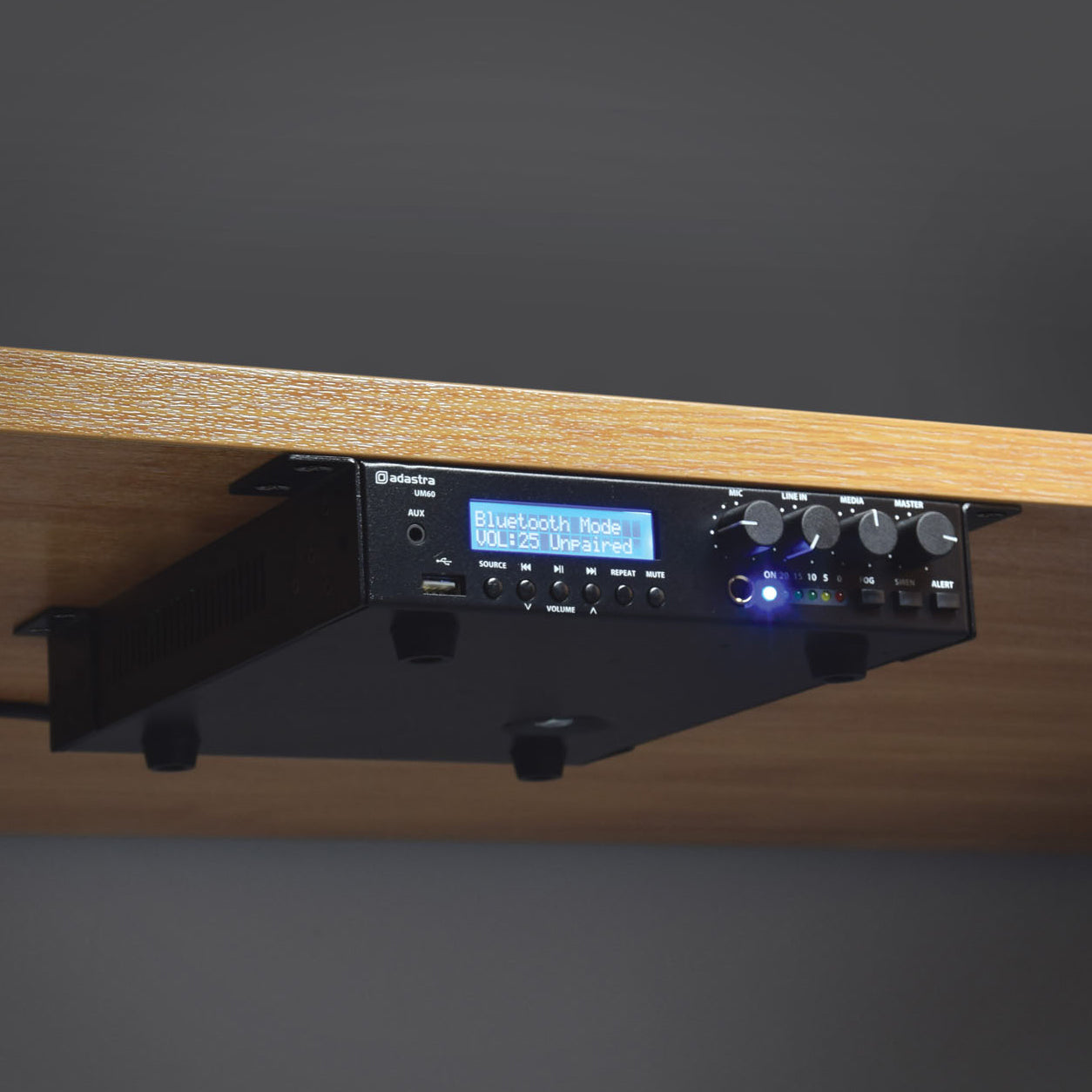 UM Series Ultra Compact Mixer 60W Amplifier 100V or 8 Ohms