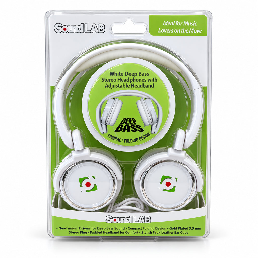 Semi-Pro Hi-Fi Stereo Headphones 1.5m Cable With Gold Contacts
