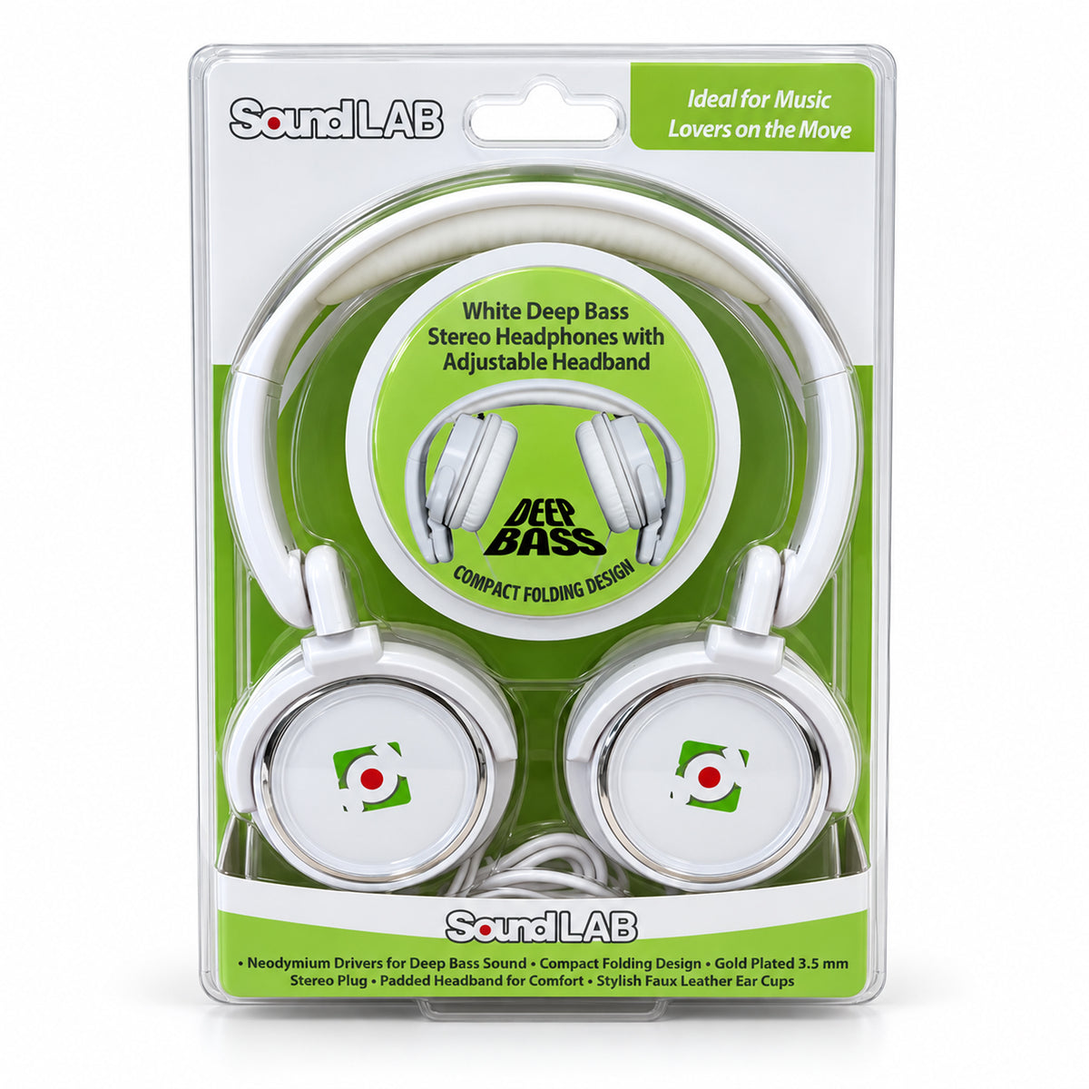 Semi-Pro Hi-Fi Stereo Headphones 1.5m Cable With Gold Contacts