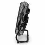 18" (45 cm) Ultra High Velocity Black floor Fan Air Circulator