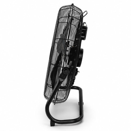 18" (45 cm) Ultra High Velocity Black floor Fan Air Circulator