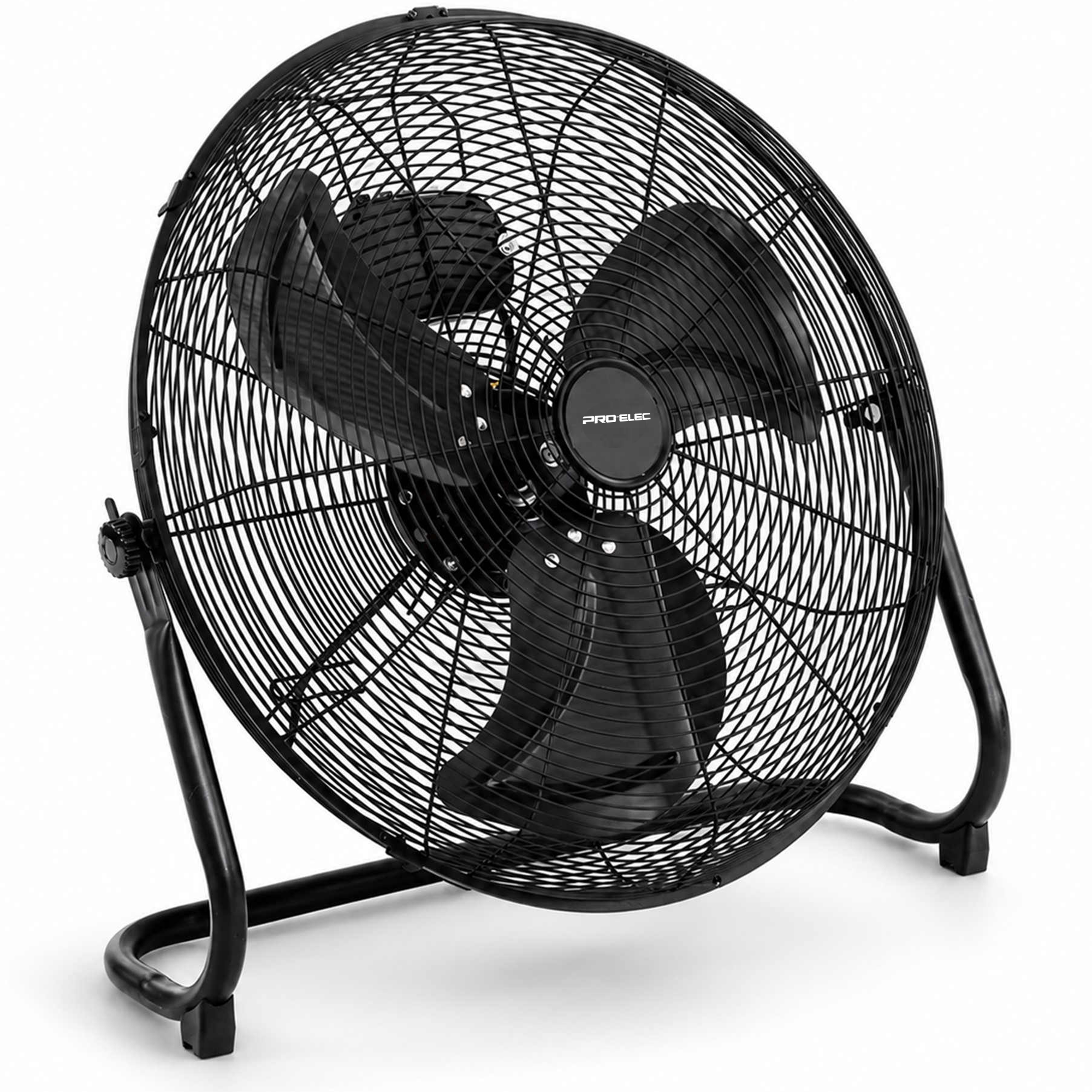 18" (45 cm) Ultra High Velocity Black floor Fan Air Circulator
