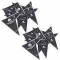 2 Packs Halloween Party 12 Flag Bunting Skulls