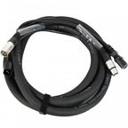 Combi IEC and XLR 3-Pin Male to Female DMX Cable