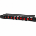 PC-08 Power Panel 8 Switch Control IEC Connection 10A Per Channel