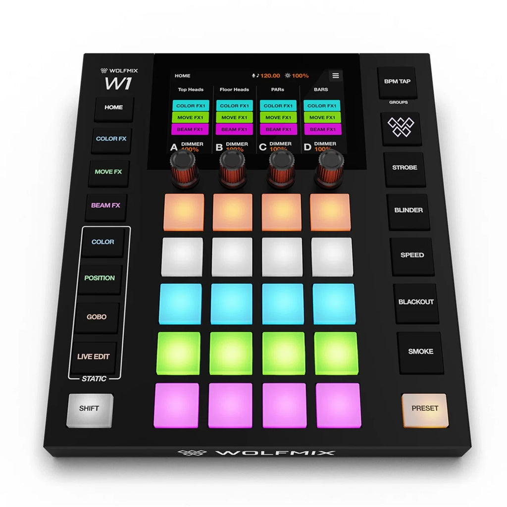 Wolfmix W1 MK3 DMX Live Performance Lighting Controller