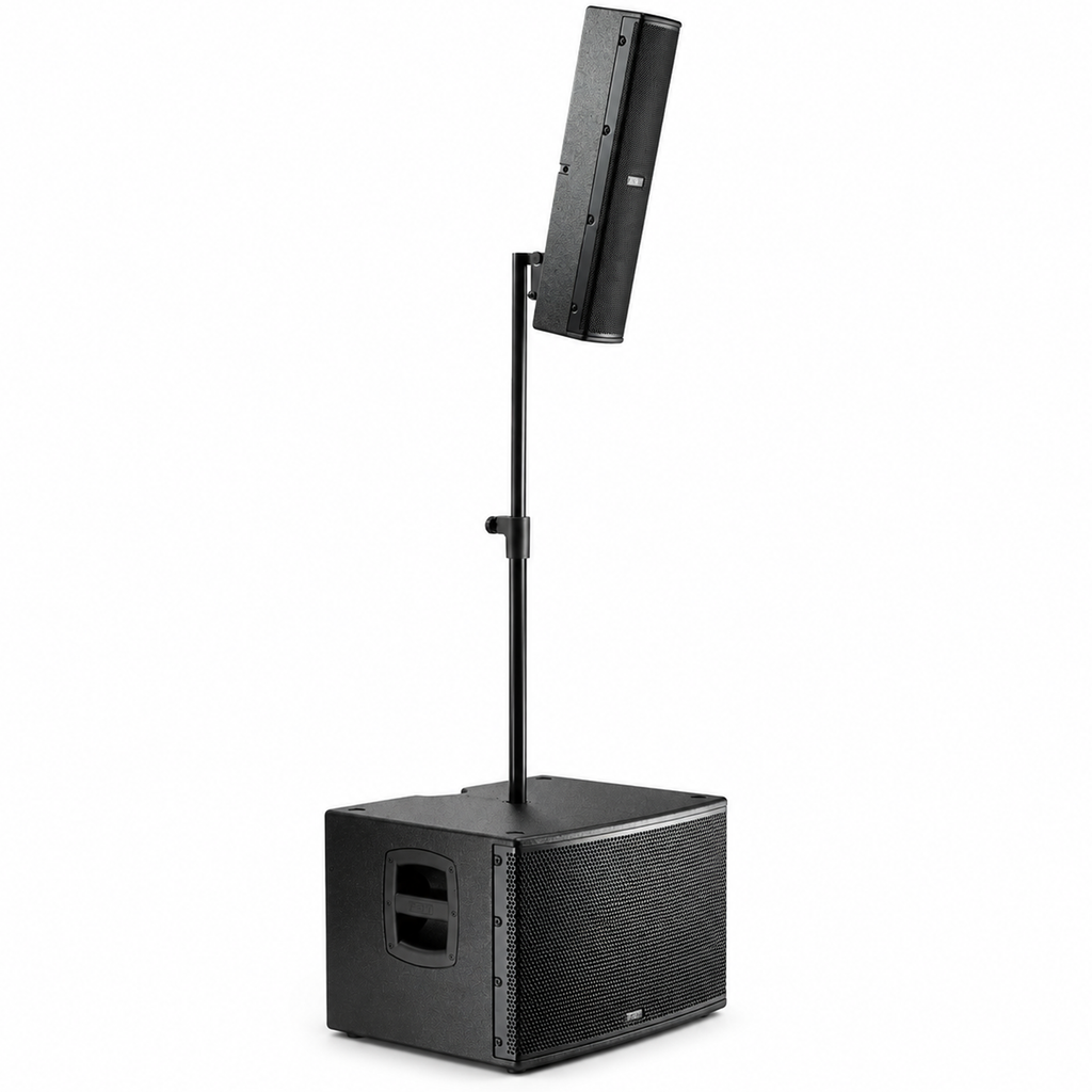 Compact Line Array 1000w Speaker System (Black) EX-DEMO