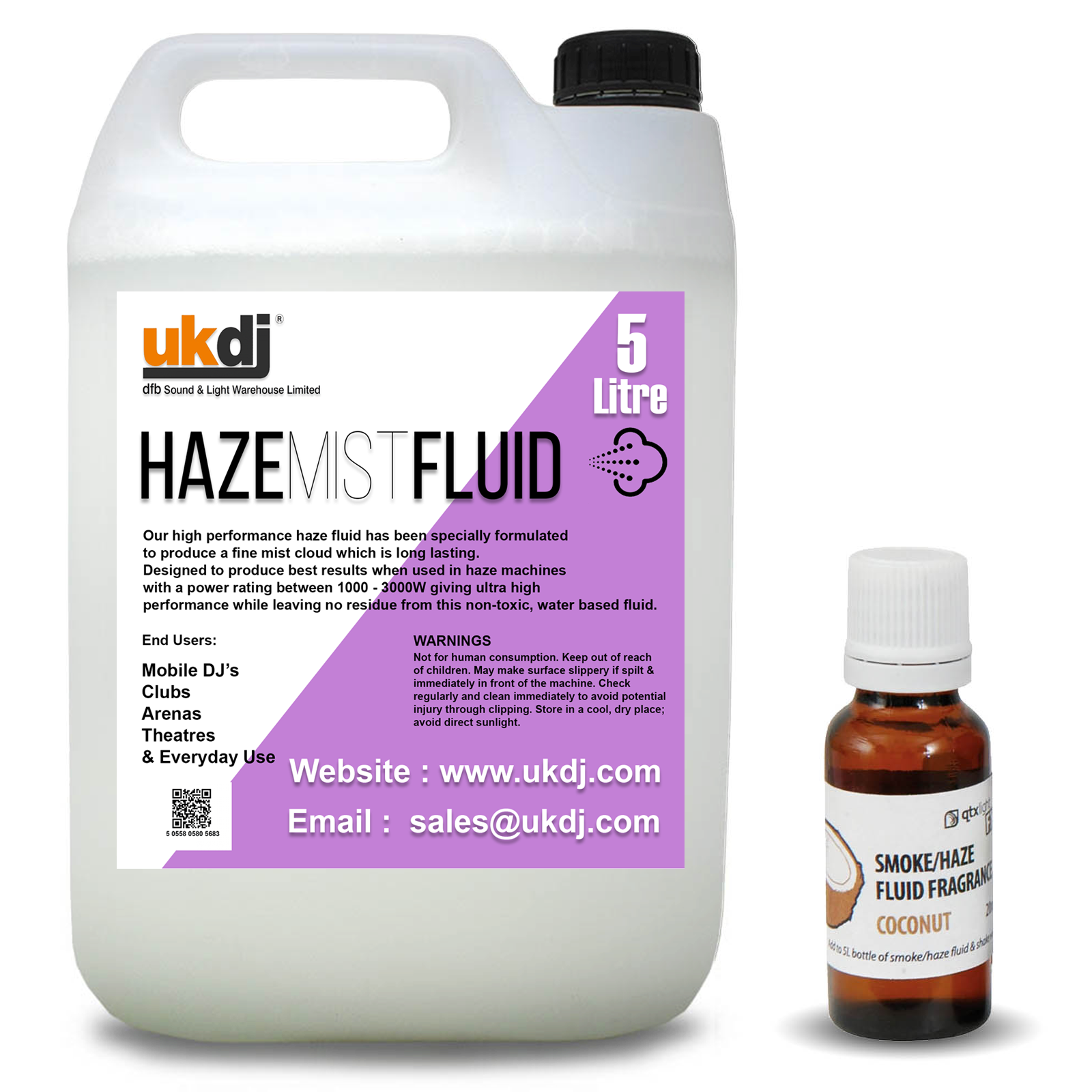 Haze Fluid 5L HQ Professional Fog Liquid Scented