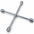 4 Way Universal Wheel Nut Brace Car Van Wrench Cross Spanner