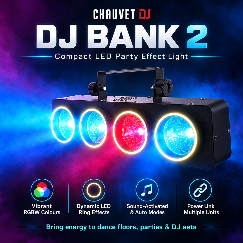 DJ Bank 2 RGBW Multi-Pod Lighting Effect