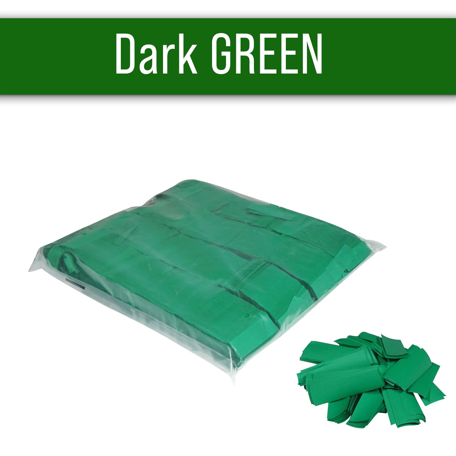 Loose Confetti 17 x 55mm Coloured Options 1kg