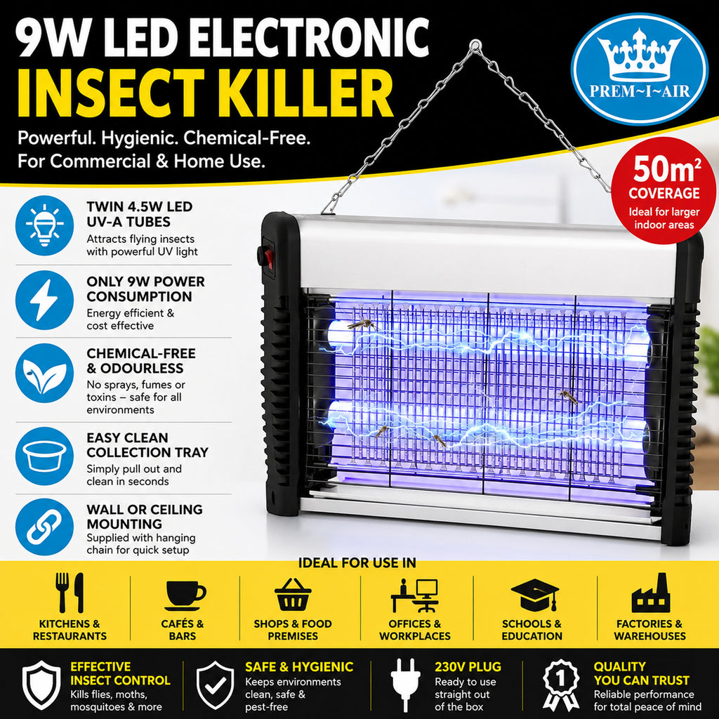 Commercial Electric UV-A Insect Fly Bug Eliminator For Bar Cafe School Home