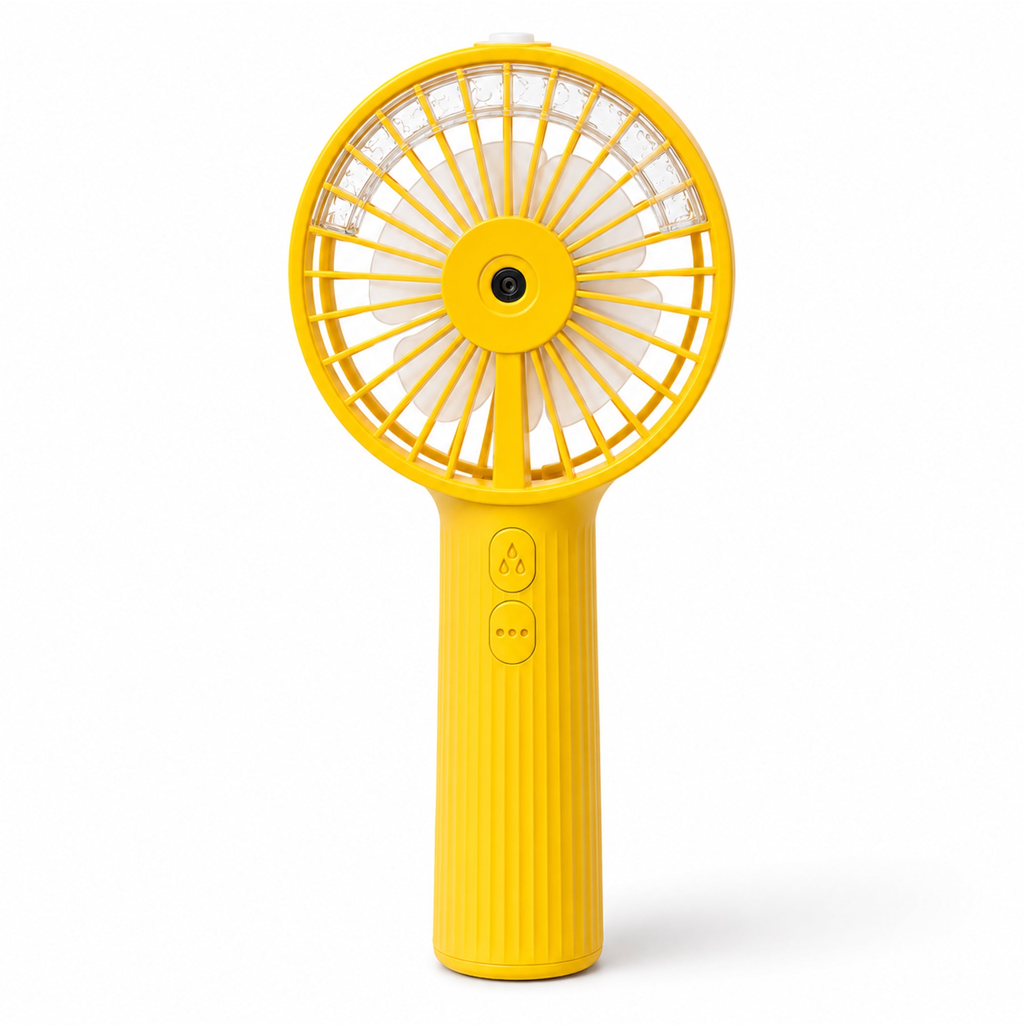 Mini Hand Held Mist Fan With Water Bottle Portable Compact Travel Rechargeable