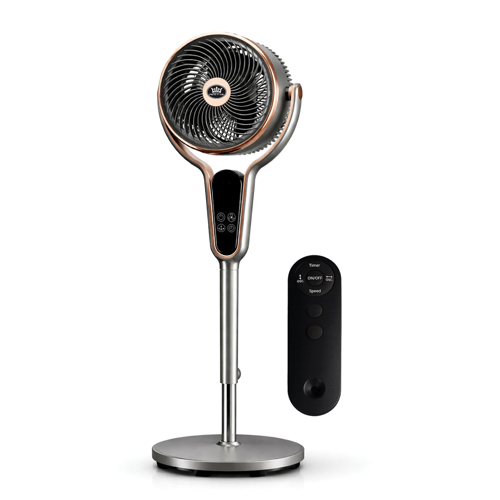 Multi Oscillating 10" Pedestal Stand Fan with Timer and Remote