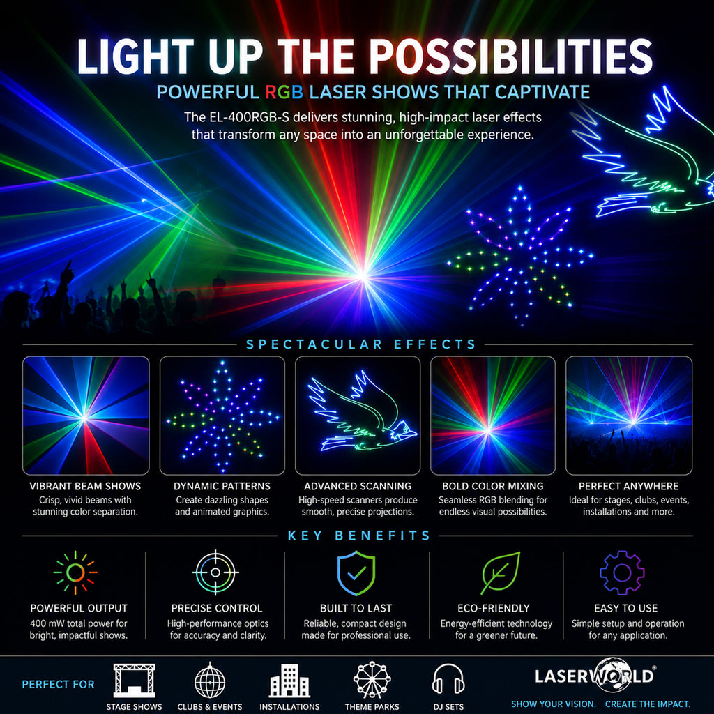 Laserworld EL-400RGB S Multi-Colour Effect Laser