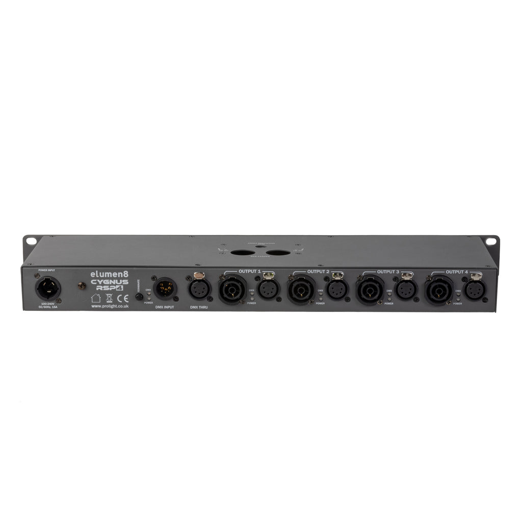 Cygnus RSP4 DMX Recorder / Switch Pack Lighting Data Management