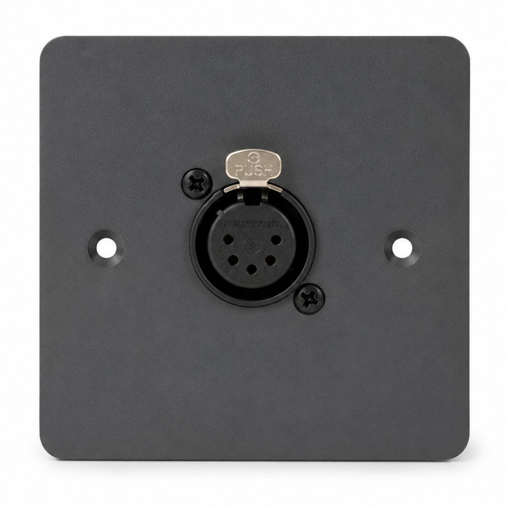 Cygnus WP1 DMX Wall Plate 5-Pin DMX Seetronic Output