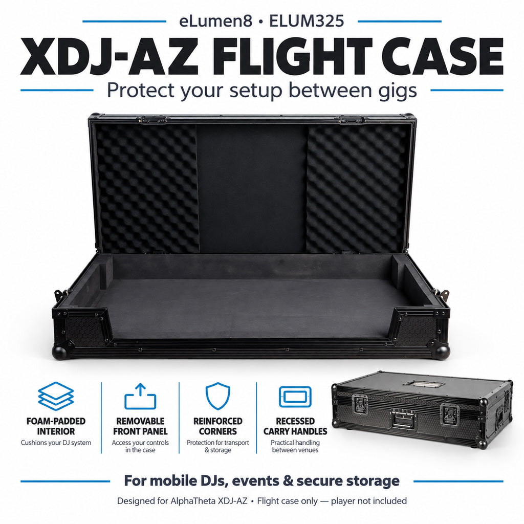AlphaTheta Pioneer Flight Case Designed to House The XDJ-AZ DJ Controller System