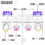 Gigabar FX1 DJ Gig Party Bar Lighting System in White