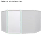 DJ Screen Replacement White Lycra Cloth (Single)