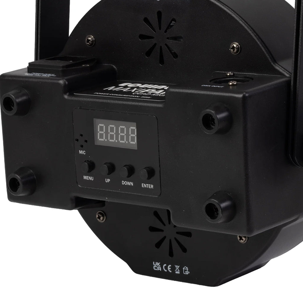 MaxiPar Quad MKII Par Light Fixture inc Remote 4pc Pack inc Case