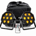 MaxiPar Quad MKII Pak Twin RGBW LED Par Lighting Effects