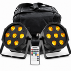 MaxiPar Quad MKII Pak Twin RGBW LED Par Lighting Effects
