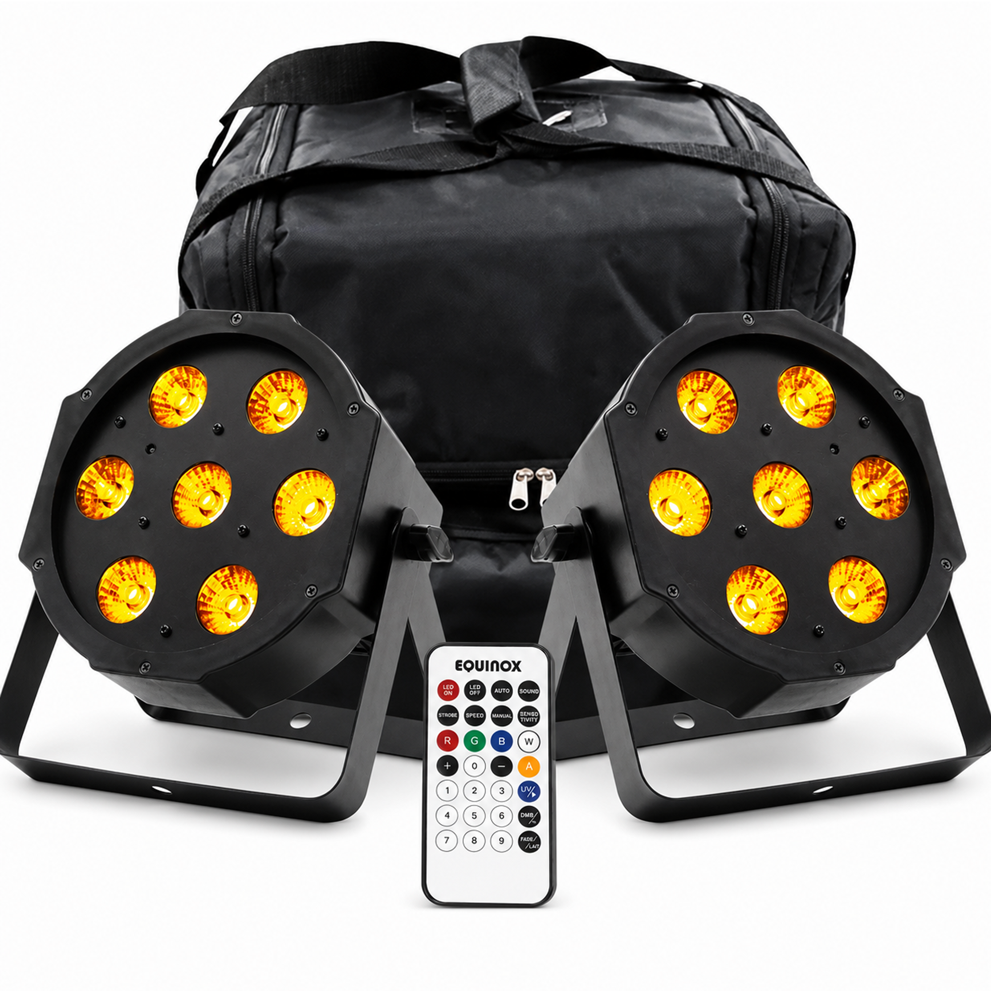 MaxiPar Quad MKII Pak Twin RGBW LED Par Lighting Effects