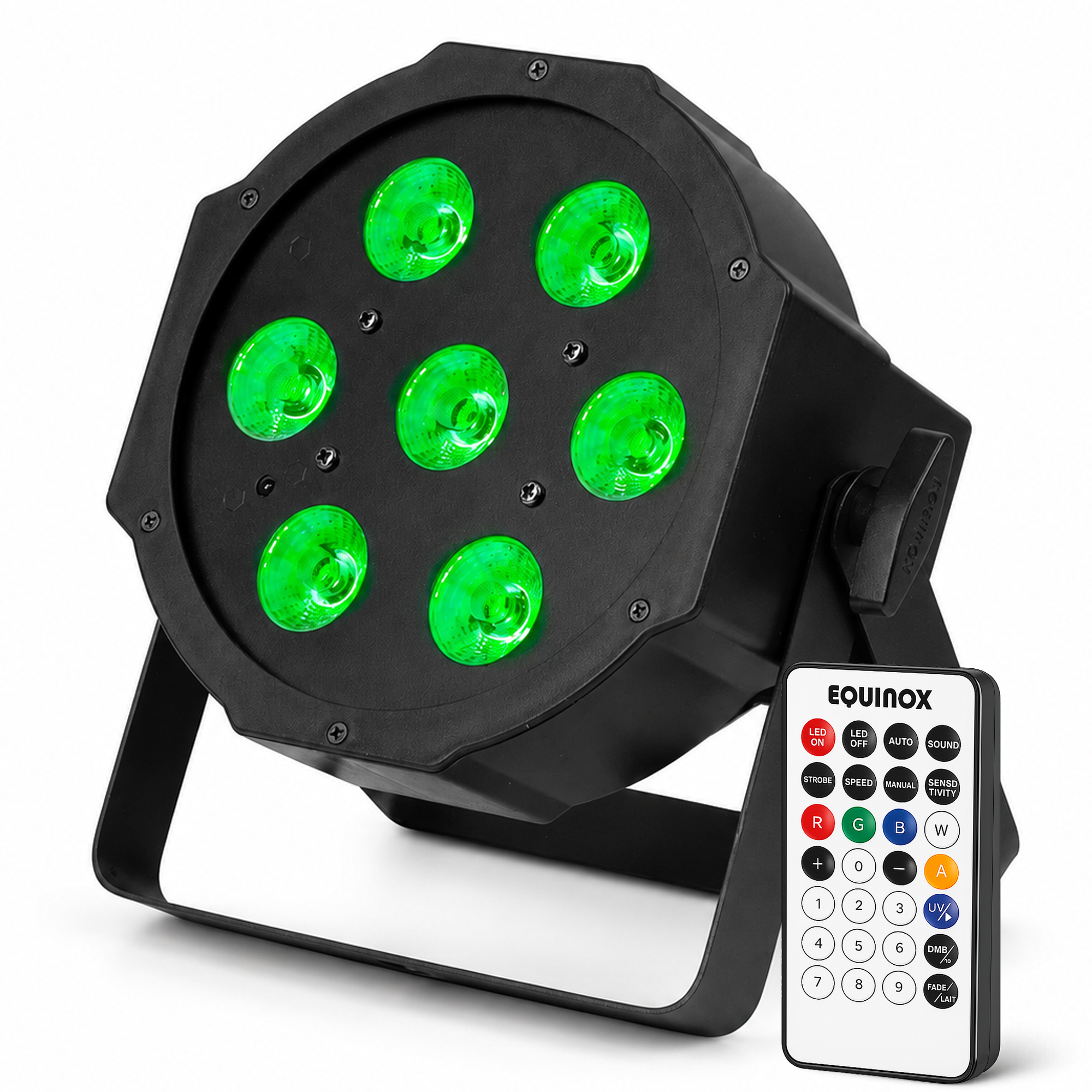 MaxiPar Quad MKII Par Light Fixture inc Remote 4pc Pack inc Case