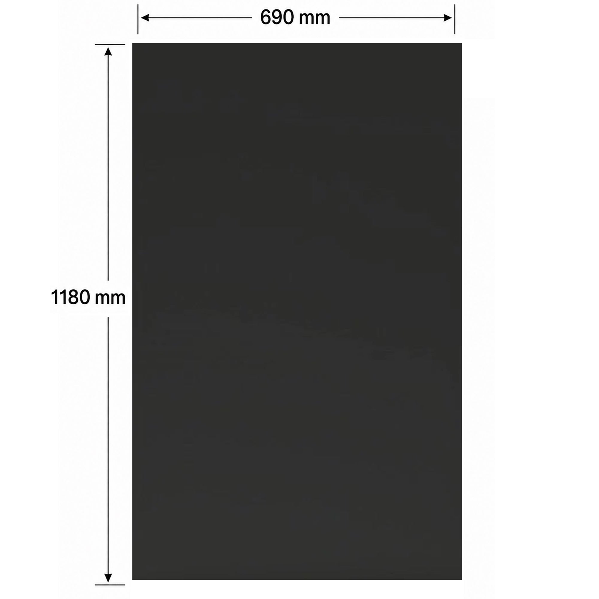 DJ Screen Replacement Black Lycra Cloth (Single)