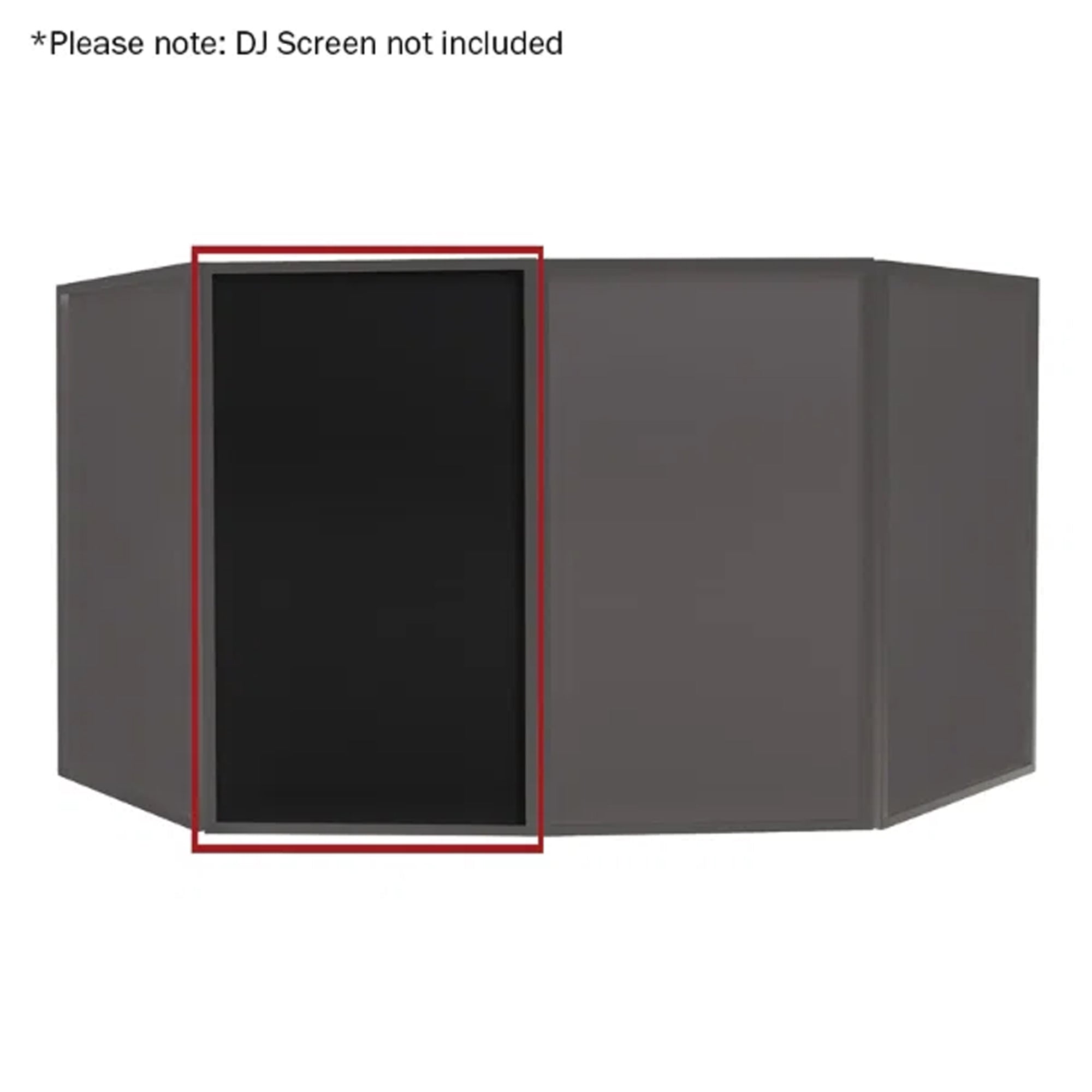 DJ Screen Replacement Black Lycra Cloth (Single)