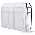 Folding DJ Booth Deck Console Stand Inc Scrims & Case